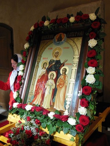 В день памяти святых мучениц Веры, Надежды, Любови и матери их Софии