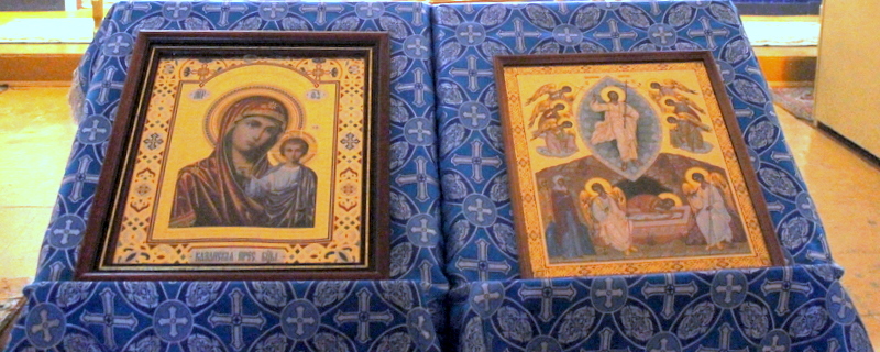 Празднование Казанской иконе Божией Матери в храме