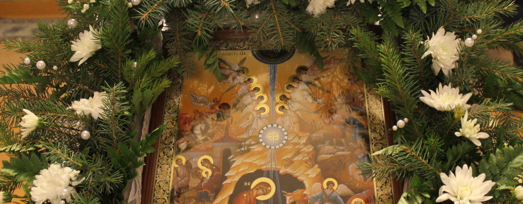 Рождественская служба в храме